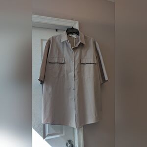 Elegant Button-Up Blouse.